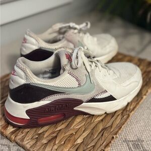 Nike Air Max Women's Sneakers - White, Burgundy, and Mint